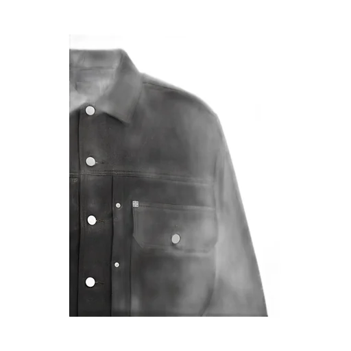 Givenchy Collared Button-Up Denim Jacket