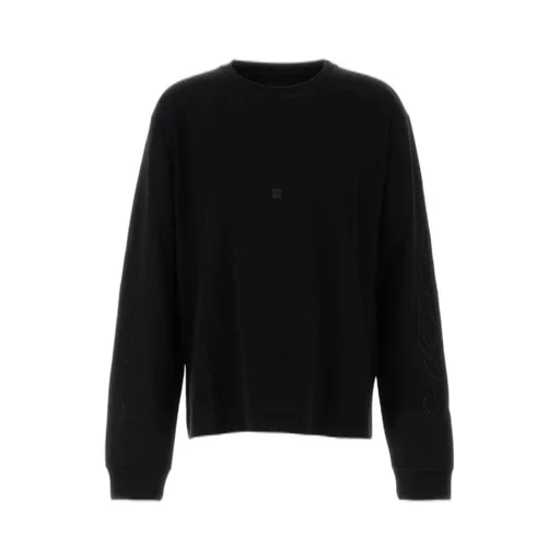 Givenchy Logo Embroidered Long-Sleeved T-Shirt