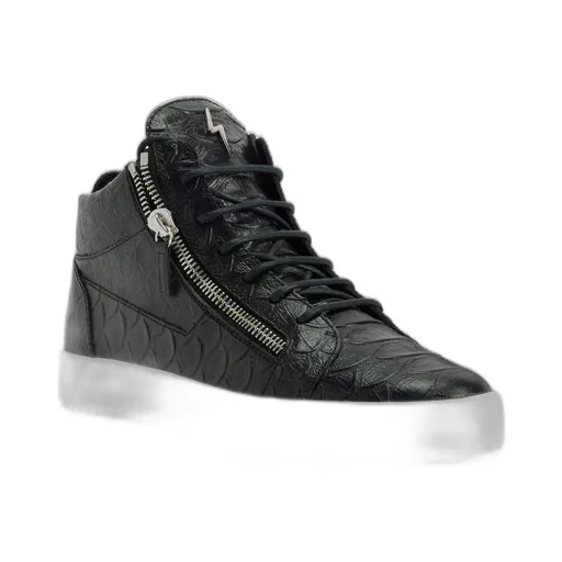 Giuseppe Zanotti Kriss Embossed Zip Sneakers