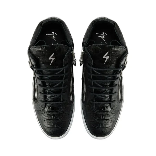 Giuseppe Zanotti Kriss Embossed Zip Sneakers