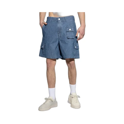 Givenchy Denim Cargo Shorts
