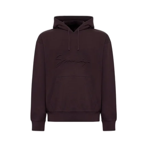 Givenchy Logo Embossed Drawstring Hoodie