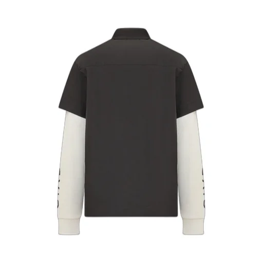 Givenchy Two-Toned Zip-Up Shirt