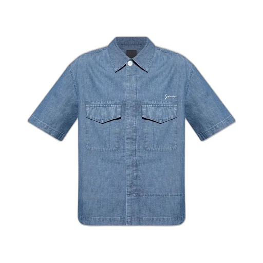 Givenchy Logo Embroidered Short-Sleeve Shirt
