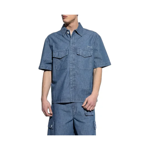 Givenchy Logo Embroidered Short-Sleeve Shirt