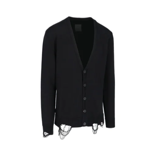 Givenchy Logo Embroidered V-Neck Buttoned Cardigan