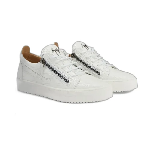 Giuseppe Zanotti Frankie Zip Detailed Lace-Up Sneakers