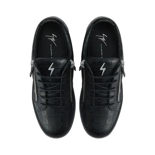 Giuseppe Zanotti Frankie Zip Detail Low Top Sneakers