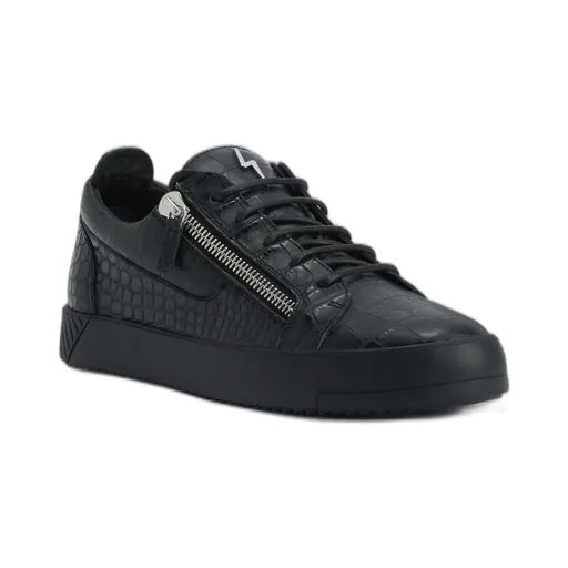 Giuseppe Zanotti Frankie Zip Detail Low Top Sneakers