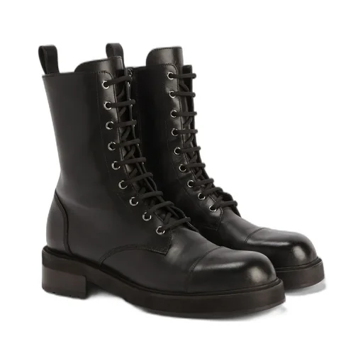 Giuseppe Zanotti Toluse Lace-Up Combat Boots