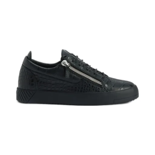 Giuseppe Zanotti Frankie Zip Detail Low Top Sneakers