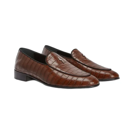 Giuseppe Zanotti Rudolph Embossed Loafers