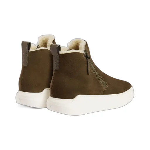 Giuseppe Zanotti Conley High Shearling Slip-On Sneakers