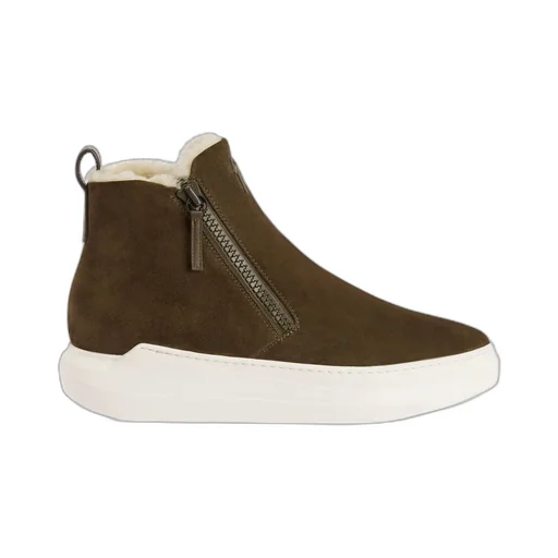 Giuseppe Zanotti Conley High Shearling Slip-On Sneakers