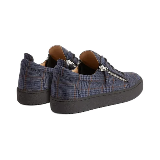 Giuseppe Zanotti Frankie Tartan Low-Top Sneakers