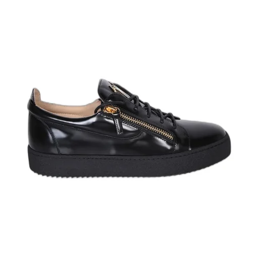 Giuseppe Zanotti Frankie Zip-Detailed Round Toe Sneakers
