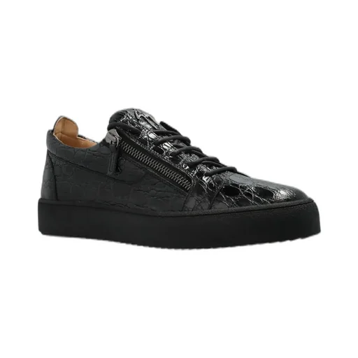 Giuseppe Zanotti Frankie Zip Detailed Lace-Up Sneakers