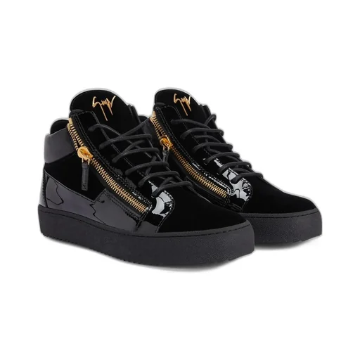 Giuseppe Zanotti Kriss High-Top Lace-Up Sneakers