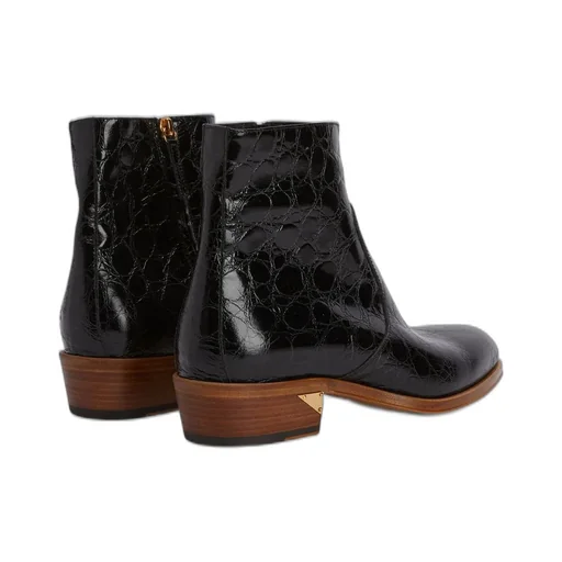 Giuseppe Zanotti Fabyen Croc-Embossed Boots
