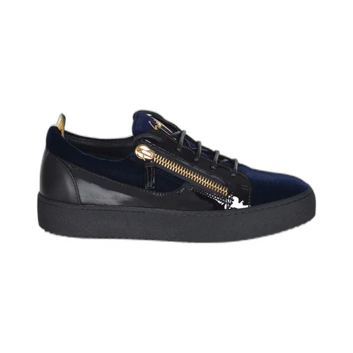 Giuseppe Zanotti Frankie Zip-Detailed Lace-Up Sneakers