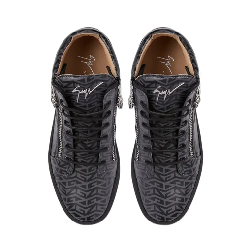 Giuseppe Zanotti Kriss Monogram Mid-Top Sneakers