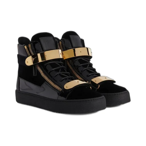 Giuseppe Zanotti Coby Zip Detailed High-Top Sneakers