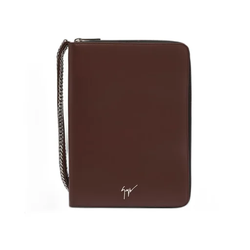 Giuseppe Zanotti Aymeric Signature Chain Clutch Bag