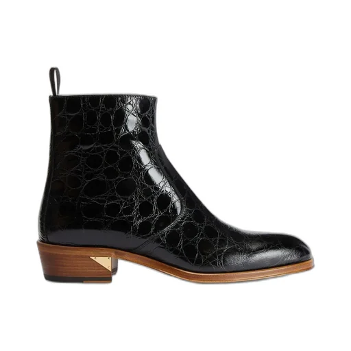 Giuseppe Zanotti Fabyen Croc-Embossed Boots
