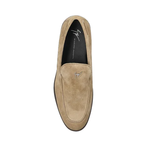 Giuseppe Zanotti Logo Plaque Slip On Shoes