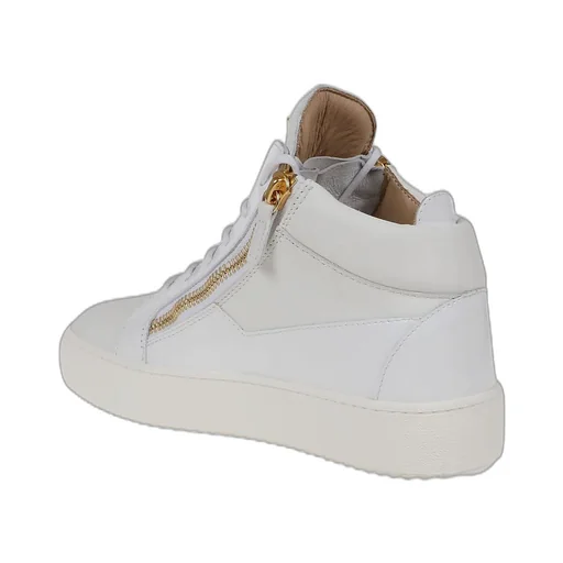 Giuseppe Zanotti Side-Zip Lace-Up Sneakers