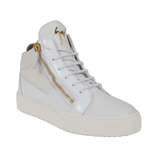 Giuseppe Zanotti Side-Zip Lace-Up Sneakers