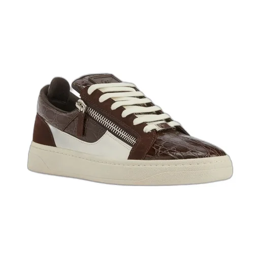 Giuseppe Zanotti Gz94 Zip Detailed Lace-Up Sneakers