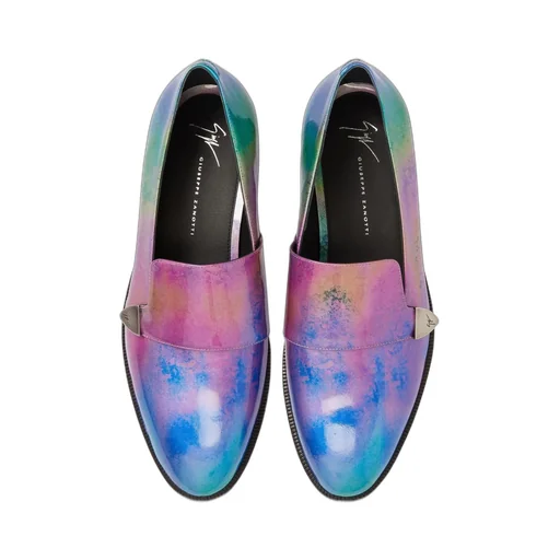 Giuseppe Zanotti Eflamm Patent-Effect Loafers