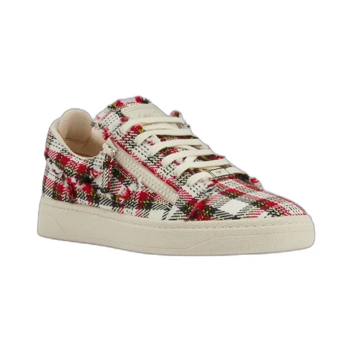 Giuseppe Zanotti Frankie Plaid Patterned Sneakers