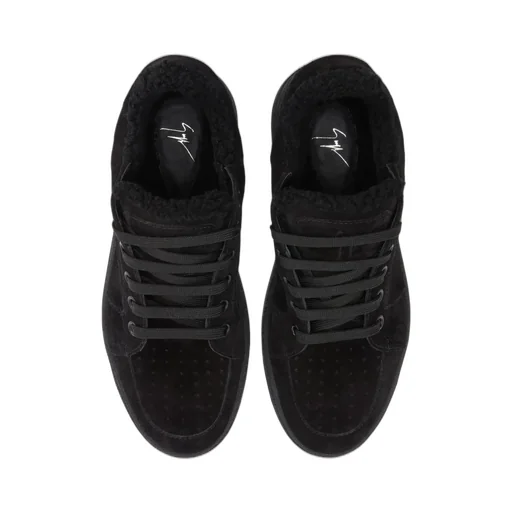 Giuseppe Zanotti Gz 94 Fur-Lined Low Top Sneakers