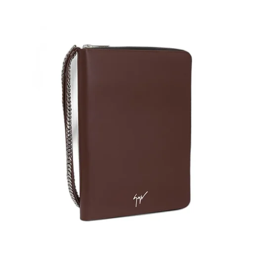 Giuseppe Zanotti Aymeric Signature Chain Clutch Bag