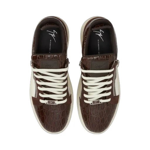 Giuseppe Zanotti Gz94 Zip Detailed Lace-Up Sneakers