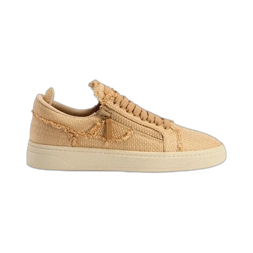 Giuseppe Zanotti Gz 94 Raffia Zip Sneakers
