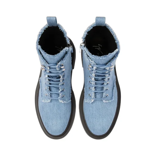Giuseppe Zanotti Adric Frayed Biker Boots