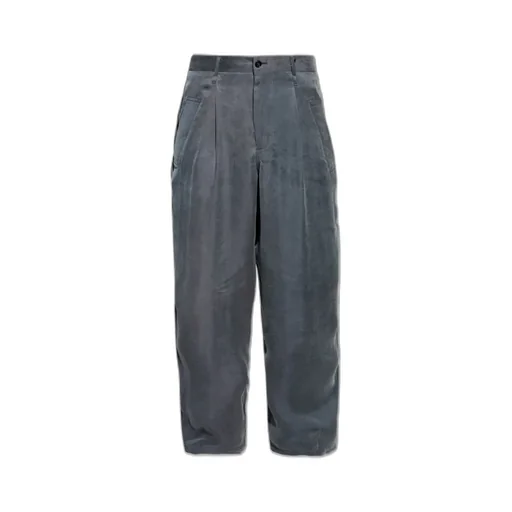 Giorgio Armani Loose Fit Pleated Trousers