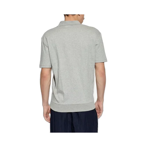 Giorgio Armani Logo Embroidered Polo Shirt