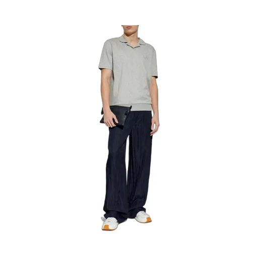 Giorgio Armani Logo Embroidered Polo Shirt