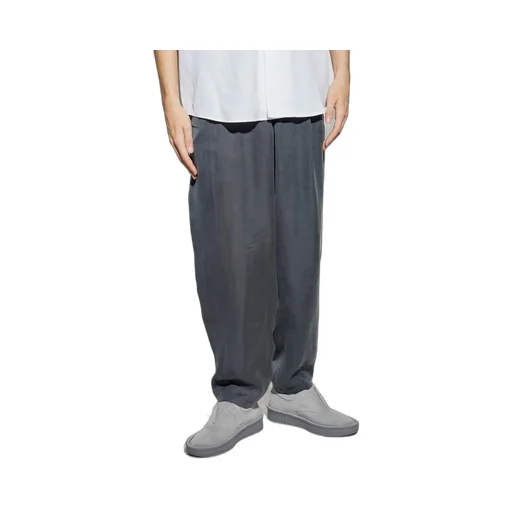 Giorgio Armani Loose Fit Pleated Trousers