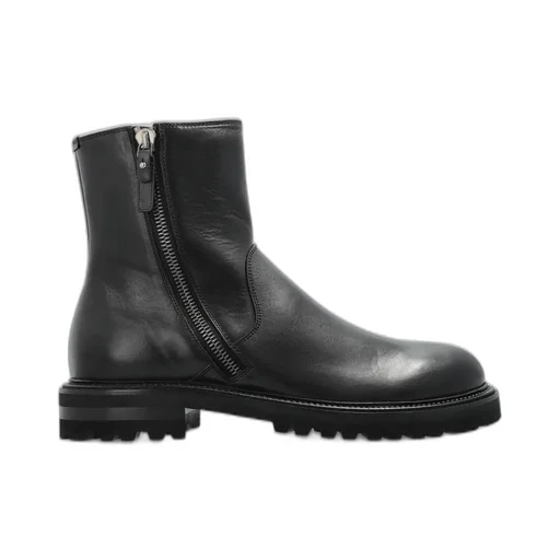 Giorgio Armani Round-Toe Zipped Boots