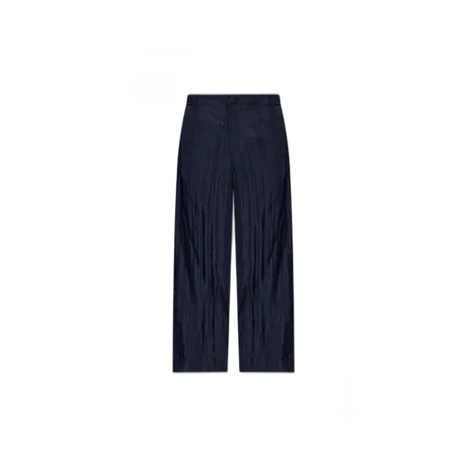 Giorgio Armani Crinkle Effect Trousers