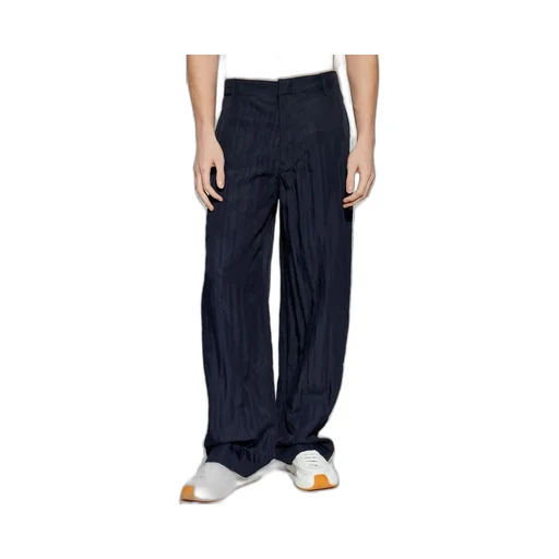 Giorgio Armani Crinkle Effect Trousers