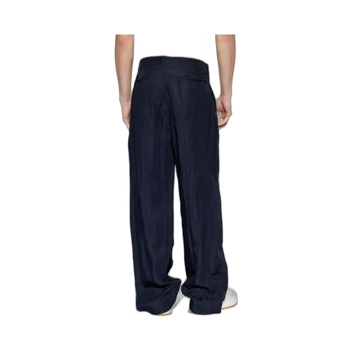 Giorgio Armani Crinkle Effect Trousers