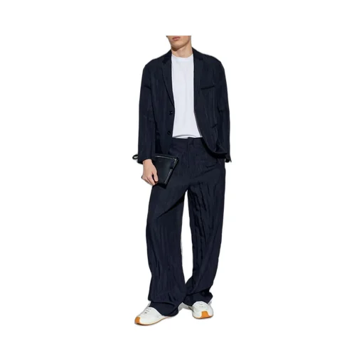 Giorgio Armani Crinkle Effect Trousers