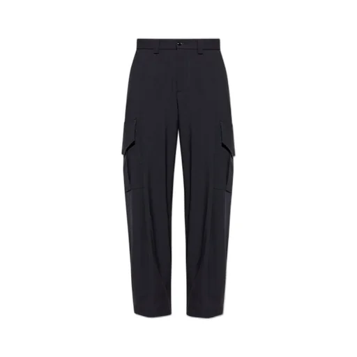 Giorgio Armani Straight Leg Pleated Cargo Pants
