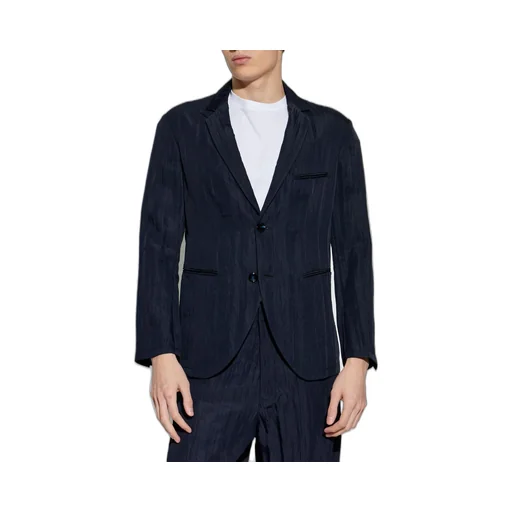 Giorgio Armani Crinkle Effect Blazer